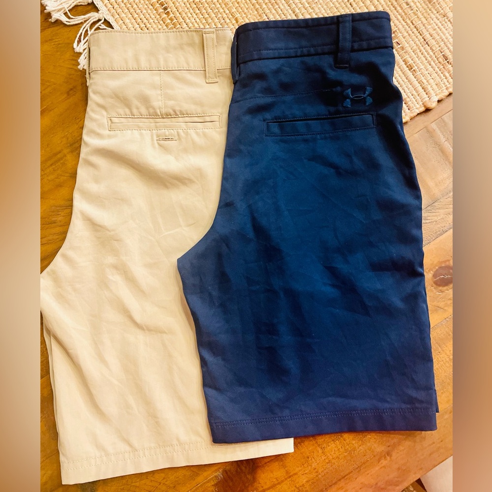 Set of Two Boys Under Armour Golf Shorts - Size 10